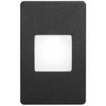 Bella Rectangle Outdoor Step Light - Black
