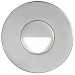 Bella Round Outdoor Step Light - Silver