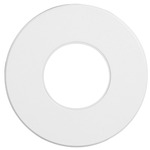 Bella Round Outdoor Step Light - White