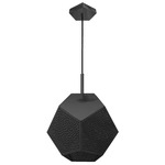 Ula Geometric Pendant - Gunmetal