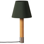 Basica M1 Table Lamp - Nickel / Green Raw Ribbon