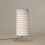 Maija Floor Lamp - Brass / White