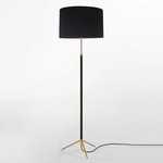 Pie De Salon G2 Floor Lamp - Polished Brass / Black Ribbon