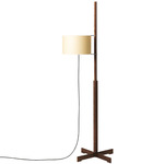 TMM Floor Lamp - Walnut / Beige