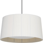 GT5 / GT6 Pendant - Satin Nickel / Natural Ribbon