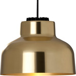 M64 Pendant - Black / Polished Brass