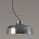 M68 Pendant - Black / Polished Aluminum