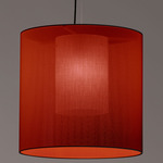 Moare Pendant - Black / Red