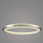 Nimba Pendant - Stainless Steel / White