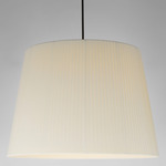 Sisisi Conicas GT1 Pendant - Textured Black / Natural Ribbon