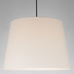 Sisisi Conicas GT1 Pendant - Textured Black / White Linen