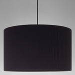 Sisisi Cilindricas GT2 Pendant - Textured Black / Black Ribbon
