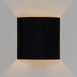 Comodin Square Wall Sconce - Chrome / Black Ribbon