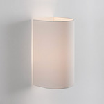 Singular Wall Sconce - Chrome / White Linen