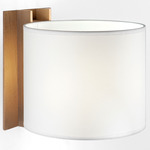 TMM Corto Wall Sconce - Beech / White