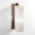 TMM Metalico Wall Light - Satin Nickel / White