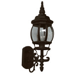 Classico Outdoor Wall Light - Light Rust / Clear