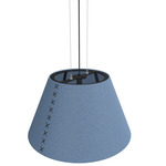 BuzziShade Pendant - Black / Light Blue Felt