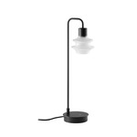 Drip/Drop Table Lamp - Ebony Black / Frosted Glass