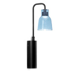 Drip/Drop Wall Sconce - Ebony Black / Blue Glass