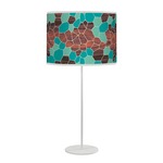 Geode Tyler Table Lamp - White / Geode Blue