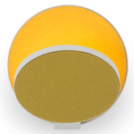 Gravy Wall Sconce - Matte White / Honeydew Felt