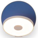 Gravy Wall Sconce - Matte White / Matte Blue