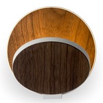 Gravy Wall Sconce - Matte White / Oiled Walnut