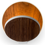 Gravy Wall Sconce - Matte White / Oiled Walnut