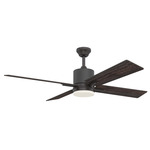 Teana Ceiling Fan with Light - Espresso  / Espresso / Walnut