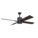 Teana UCI Ceiling Fan with Light - Espresso  / White