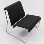 Farallon Lounge Chair - Chrome / Charcoal