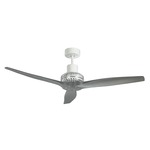 Propeller White Ceiling Fan - White / Graphite Blades