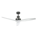 Propeller Graphite Ceiling Fan - Graphite / White Blades