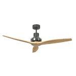 Propeller Graphite Ceiling Fan - Graphite / Natural Blades