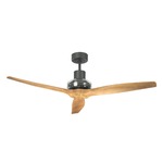 Propeller Graphite Ceiling Fan - Graphite / Natural 1 Blades