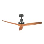 Propeller Graphite Ceiling Fan - Graphite / Natural 2 Blades