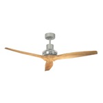 Propeller Grey Ceiling Fan - Gray / Natural 1 Blades