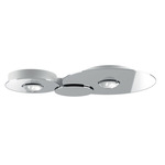 Bugia Double Ceiling Flush Light - Chrome