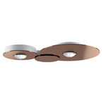 Bugia Double Ceiling Flush Light - Gloss Bronze