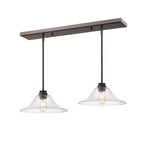Annora Bell Island Pendant - Olde Bronze / Clear