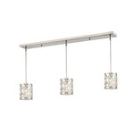 Almet Island Multi Light Pendant - Brushed Nickel