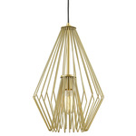 Quintus Pendant - Metallic Gold