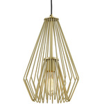 Quintus Pendant - Metallic Gold