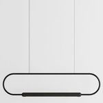 Link Horizontal Pendant - Black Oak / Black