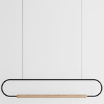 Link Horizontal Pendant - Natural Oak / Black