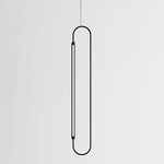Link Vertical Pendant - Black Oak / Black