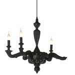 Smoke Chandelier - Black