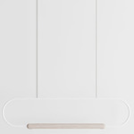 Link Horizontal Pendant - White Oak / White