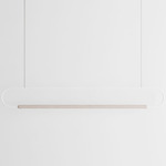 Link Horizontal Pendant - White Oak / White